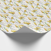 Abbildungsmuster für Knoblauchbrot V1 Geschenkpapier (Ecke)