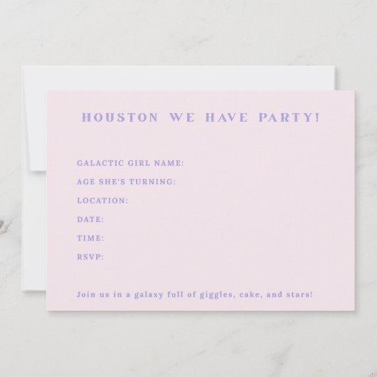 Abblasen Einladung (Rückseite)