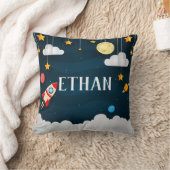 Abblasen | Personalisierter Weltraum Kissen (Decke)