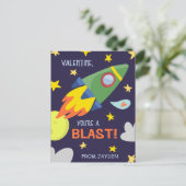 Abblasen | Valentinstag-Karte Feiertagspostkarte (Stehend Vorderseite)