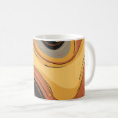 Abblasen von Retrowellen Kaffeetasse (VorderseiteRechts)