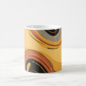 Abblasen von Retrowellen Kaffeetasse (Mittel)
