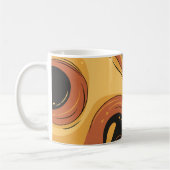 Abblasen von Retrowellen Kaffeetasse (Links)
