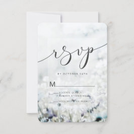 Abblendende Wildblumen von Meadow Song in Field Bo RSVP Karte