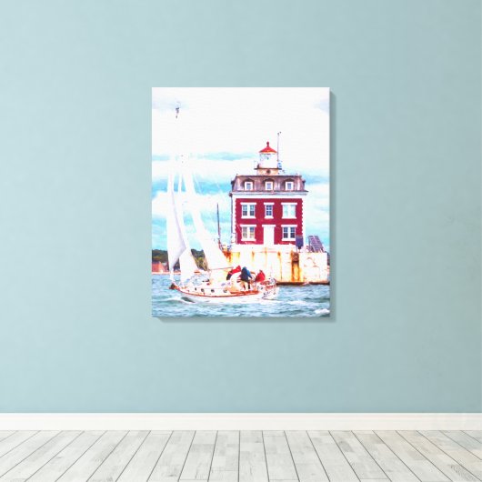 Abblendlicht Leinwanddruck (Insitu (Holzboden))