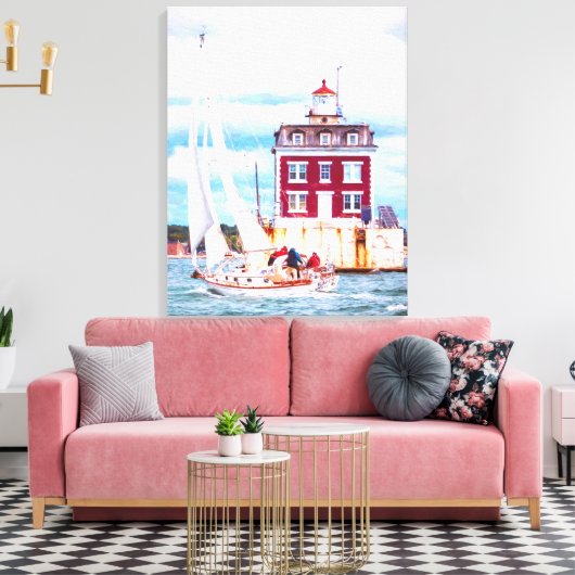 Abblendlicht Leinwanddruck (Insitu (Wohnzimmer))