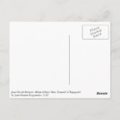 Abbot Dressed als Spaniard von Fragonard Postkarte (Rückseite)