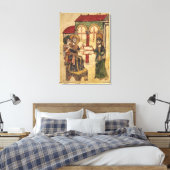 Abbot John bietet Manuskript Benedict an Leinwanddruck (Insitu (Schlafzimmer))