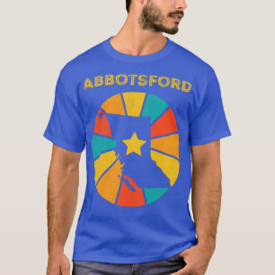 Abbotsford British Columbia Canada Vintag Distres T-Shirt