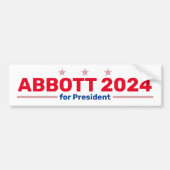 Abbott 2024 Autoaufkleber (Vorne)