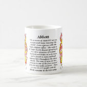 Abbott Familien-Wappen Tasse (Mittel)