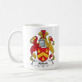 Abbott Familienwappen Kaffeetasse (Links)
