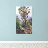 Abbott Fuller Graves Blühende Weinberge auf Palme Leinwanddruck (Insitu (Holzboden))