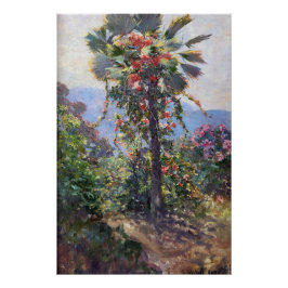 Abbott Fuller Graves Blühende Weinberge auf Palme Poster