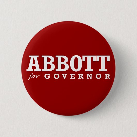 ABBOTT FÜR GOUVERNEUR 2014 BUTTON (Vorderseite)