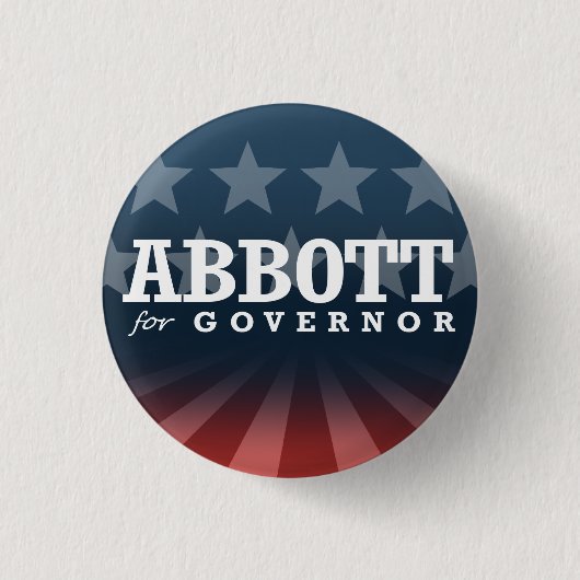 ABBOTT FÜR GOUVERNEUR 2014 BUTTON (Vorderseite)