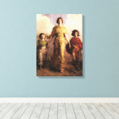Abbott Handerson Thayer A Jungfrau Leinwand Poster (Insitu (Holzboden))