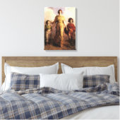 Abbott Handerson Thayer A Jungfrau Leinwand Poster (Insitu (Schlafzimmer))