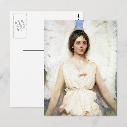 Abbott Handerson Thayer Angel Postkarte (Vorne/Hinten)