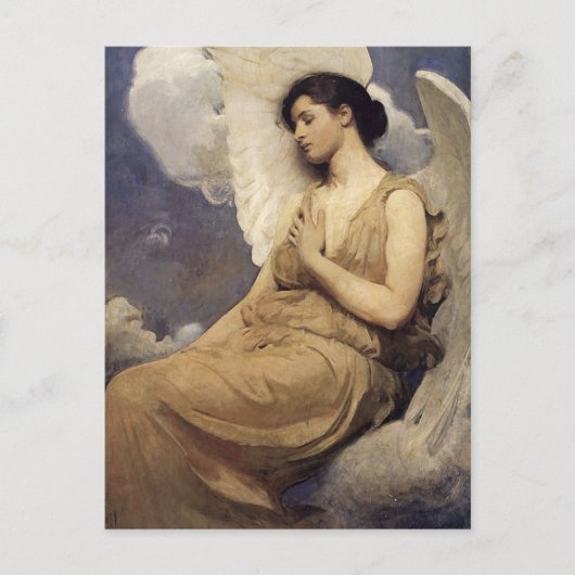Abbott Handerson Thayer Geflügelte Figur Postkarte (Vorderseite)