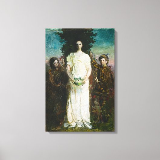 Abbott Handerson Thayer - Meine Kinder Leinwanddruck (Vorderseite)