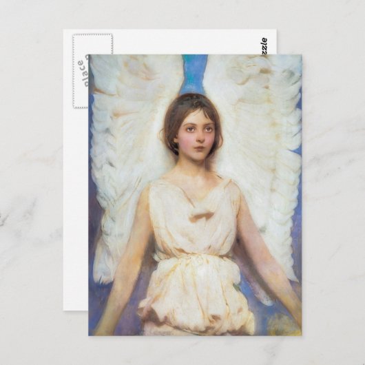 Abbott Handerson Thayer Vintag Angel Postkarte (Vorne/Hinten)