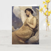 Abbott Handerson Thayer Winged Zahl Karte (Gelbe Blume)