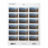 Abbott Lagoon II an Point Reyes National Seashore Adressaufkleber (Vorne)