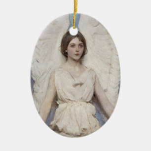 Abbott Thayer Engel Vintage viktorianische Feine K Keramik Ornament