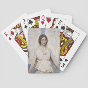 Abbott Thayer Engel Vintage viktorianische Feine K Spielkarten