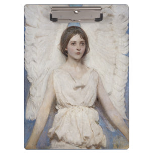 Abbott Thayer Engel Vintage viktorianische Kunst Klemmbrett