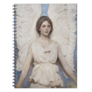 Abbott Thayer Engel Vintage viktorianische Kunst Notizblock