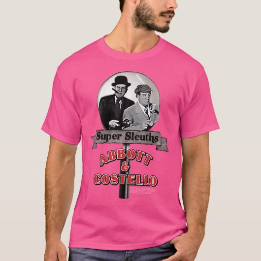 Abbott und Costello Super Sleuths T-Shirt (Vorderseite)