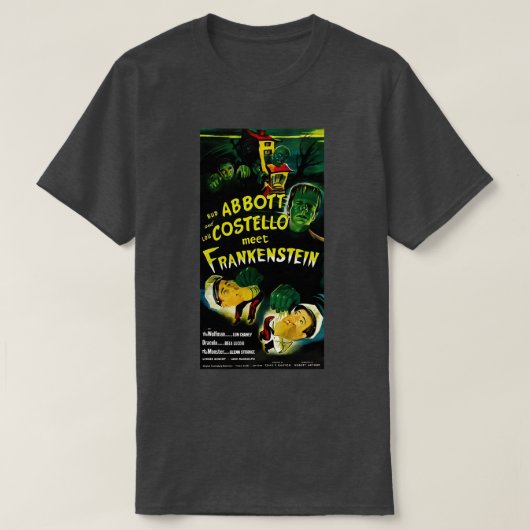 Abbott und Costello treffen sich im klassischen Ts T-Shirt (Design vorne)