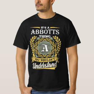 Abbotts Men’s T - Shirt - Das ist ein Abbott für S