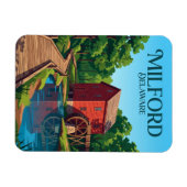Abbott's Mill Naturzentrum USA Magnet (Horizontal)
