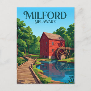 Abbott's Mill Naturzentrum USA Postkarte