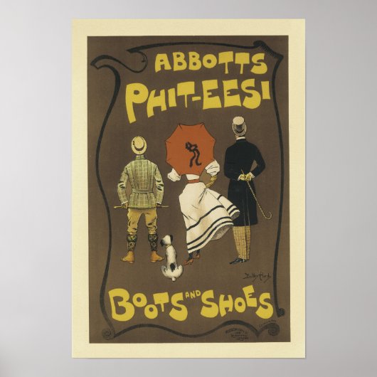 Abbotts Phit-eesi Stiefel und Schuhe Poster (Vorne)