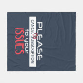 Abbrechen meines Abonnements für Ihre Probleme die Fleecedecke (Vorderseite (Horizontal))