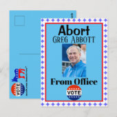 Abbruch Greg Abbott Postkarte (Vorne/Hinten)