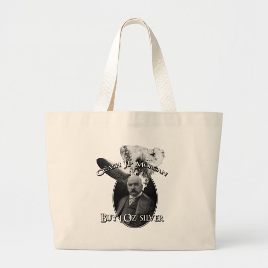 Abbruch JP Morgan Jumbo Stoffbeutel (Vorne)