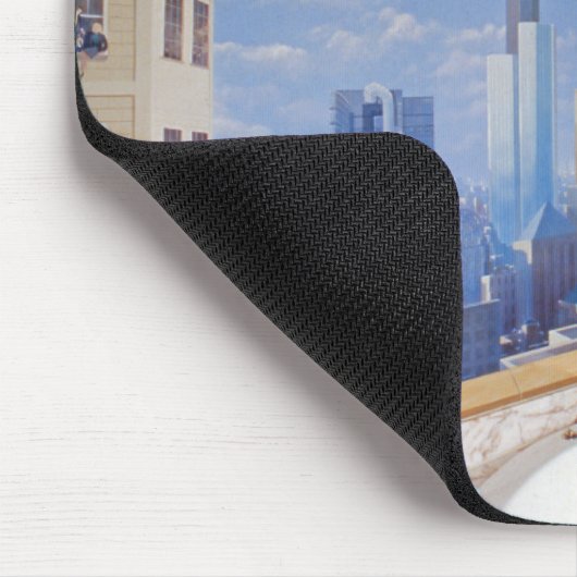 Abbruch Londons New York Mousepad (Ecke)