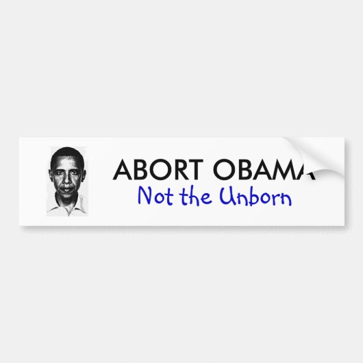 ABBRUCHobama-AUTOAUFKLEBER Autoaufkleber (Vorne)