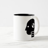 Abbruchs-Test-blinde Piktogramm-Tasse Zweifarbige Tasse (VorderseiteRechts)