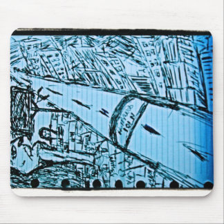 Abbruchstelle zeichnend 2 mousepad