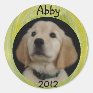 Abby 2012 runder aufkleber