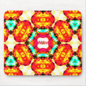 ABBY ~ Abstraktes Muster ~ Personalisiert Mousepad (Vorne)
