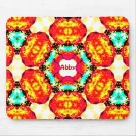 ABBY ~ Abstraktes Muster ~ Personalisiert Mousepad