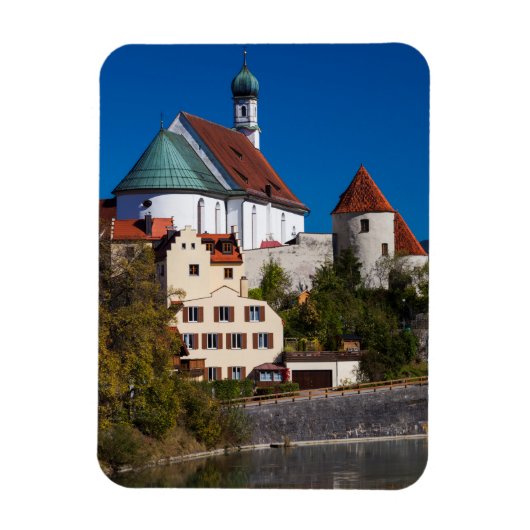 Abby am Lech River Magnet (Vertikal)