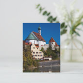 Abby am Lech River Postkarte (Stehend Vorderseite)